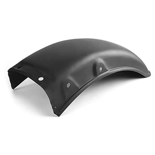 Motorcycle Front Fender, Rear Tire Mud Flaps Metal Fender Motorcycle Wheel Mudguard Modification Fit For Yamaha (Black) #TOP7