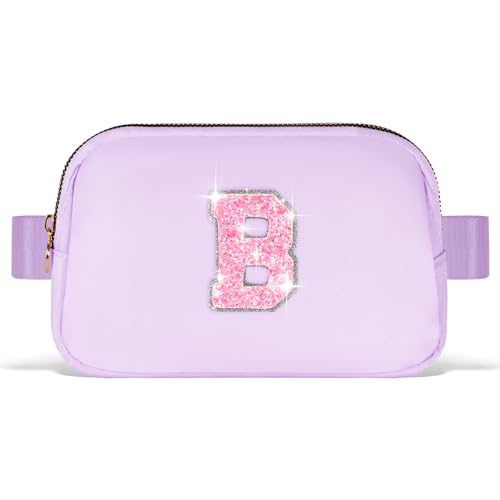 Image of Uygafly Gift for Teen Girls Kids Daughter Her - Birthday Gifts for 3 4 5 6 7 8 9 10 11 12 13 Year Old Girls,Fanny Pack Crossbody Bag Purse Belt Bag Cute Trendy Stuff | Lavender,B