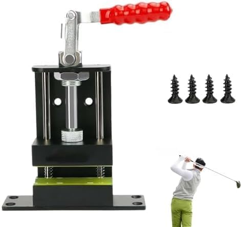 Adjustable Golf Club Shaft Clamp Vise Tool for Quick Regripping, Height-Adjustable Pliers,for Golfers to Easily Replace Grips