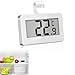 Produktbild Jinpojun Kühlschrankthermometer, Mini Digital Thermometer für Gefrierfach Mit Gut Lesbarem LCD-Anzeige Lesen Perfekt für kühlschrank, Lnnen, Außen, Restaurants, Bars, Cafés(4.3 * 6.8CM)