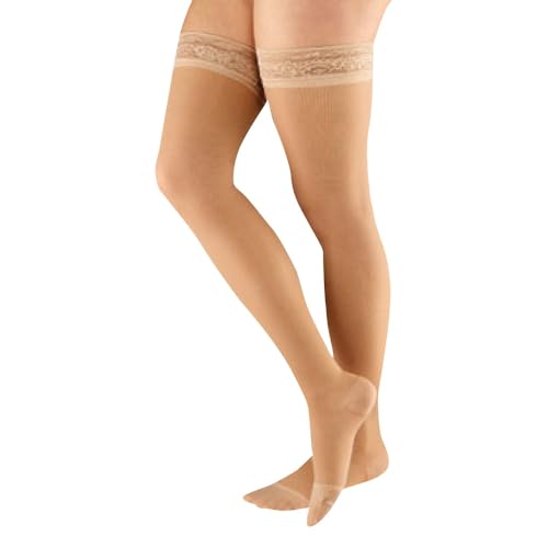 Actifi Women’s Thigh High Compression Stockings 8-15 mmHg Support Hose