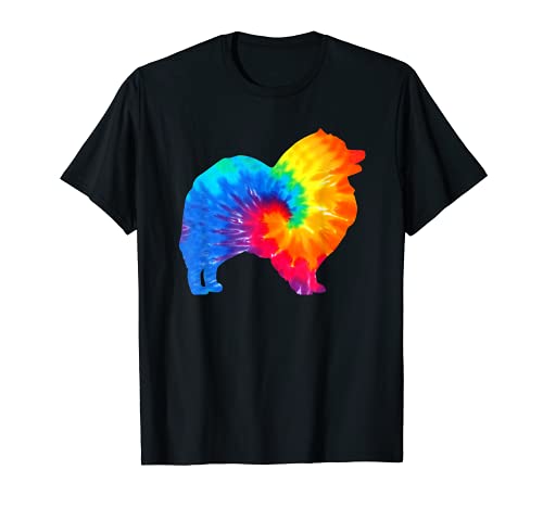 Keeshond Tie Dye Dog Mom Dad Lover Cute T-Shirt