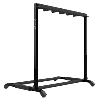 Audibax multi-stand 5 – Support terrestre pour 5 guitares ou support faible – compatible avec les guitares électriques… - Les Beatles, Paul McCartney, John Lennon, RIngo Starr, George Harrison Audibax multi-stand 5 - Support terrestre pour 5 guitares ou support faible - compatible avec les guitares électriques… – Image 2