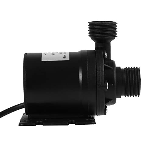 Wasserumwälzpumpe 24V DC Pumpe 24V Kunststoff DC 24V Heißwasserumwälzpumpe Solarenergie Bürstenloser Motor Aquarium Tauchboot 800L