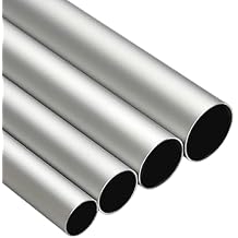 COYOUCO 2Pcs Aluminum Tube, 34Mm OD Aluminum Round Tubing, 500Mm Length Metal Straight Pipe for DIY, Industry, Decoration,34 * 1.5mm