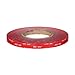 3M VHB Tape RP+230GF, Gray, 1/2 in x 36 yd, 90 mil, Film Liner