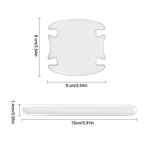 Universele lakbeschermingsfolie 4 + 4 stuks lakbeschermingsfolie anti-kras voor autodeurgrepen greepschalen en… - Image 8