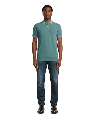 Polo G-Star Dunda slim bleu L anti déformation