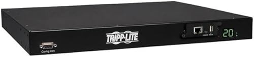 Tripp Lite PDU monofásico ATSconmutado de 3.2-3.8kW, interfaz de plataforma LX, salidas de 200-240V (8 C13 y 2 C19), 2 C20, cable de 12 pies,