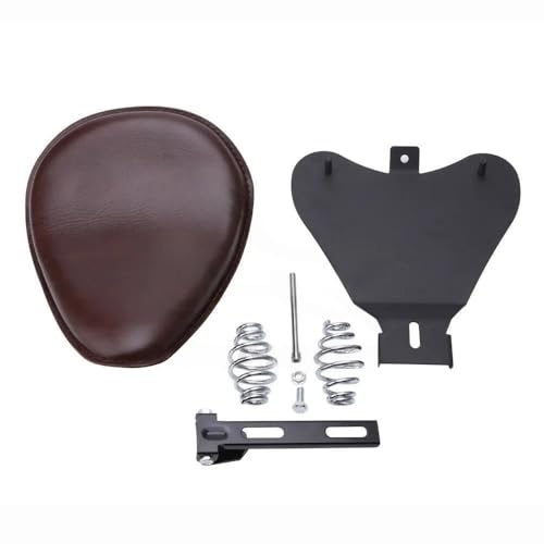 Sillín para moto V-Star conductor base individual cómoda sustitución bobber PU 6