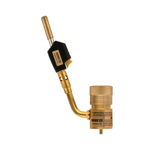 Goss GHT-100L Soldering Brazing Hand Torch with Hot Turbine Flame and Piezo Lighter Tip #1