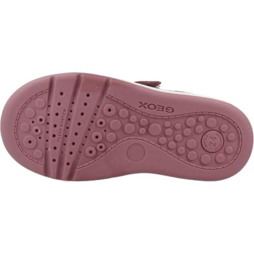 Geox Bébé Fille B Biglia Girl First Walker Shoe, Rose foncé, 20 EU