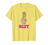 NBC Brooklyn Nine-Nine Captain Holt Pineapple Slut T-Shirt, Yellow, Unisex, Short Sleeve, T-Shirt, Size S