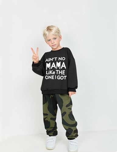 Image of TUEMOS Toddler Boy Clothes Sweatsuits Fall Winters Boy Outfits
