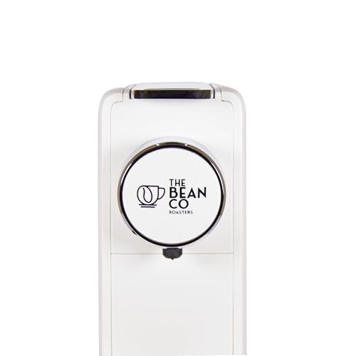 Image of THE BEAN CO Coffee Capsule Machine | Espresso Coffee Maker | 19 Bar Pressure | | Compatible with Nespresso Pods (White)
