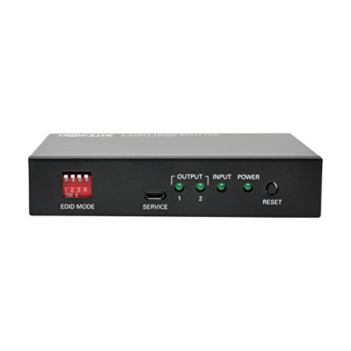 Tripp Lite 2-Port Hdmi Splitter, 1 In 2 Out, Video & Audio, 1080P @ 60Hz (B118-002),Black #TOP2