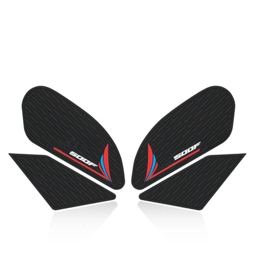 CB500F 2019 almohadillas depósito moto laterales de goma negra