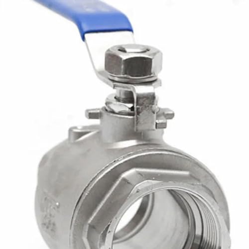 Válvula de bola de acero inoxidable SS304 con rosca hembra de 1/2 pulgada DN15 4