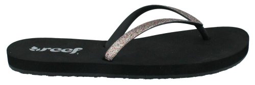 Reef Womens Sandals Stargazer | Glitter Flip Flops for Women With Soft Cushion Footbed | Waterproof