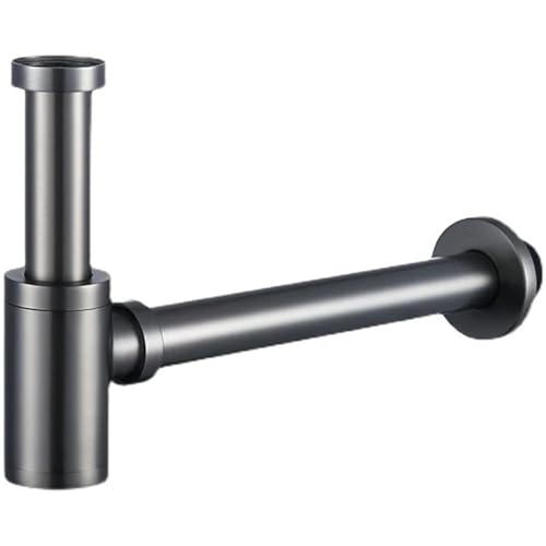 排水管とオーバーフロー管をポップアップし、 真鍮ボトルトラップセット ラウンドサイフォンポップアップ排水口 浴室洗面台消臭 2種類(Type 1)