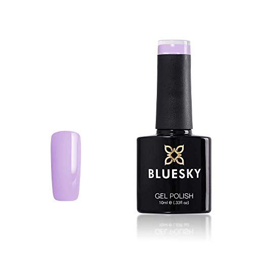 Bluesky Vernis Gel Semi Permanent Cure sous Lampe UV/LED Lia Violet Pastel 10 mL