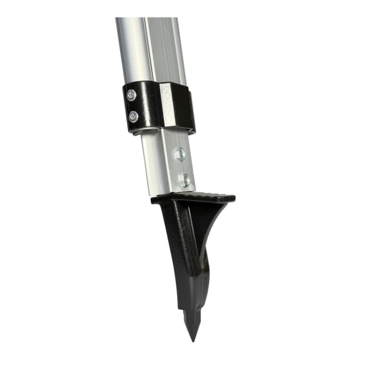 Trípode de aluminio para niveladora, láser rotativo, láser de líneas cruzadas, plegable con abrazaderas, rosca de 5/8"