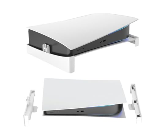 ZOAONWKS Suporte horizontal para console óptico/digital PS5, suporte lateral plano para PlayStation