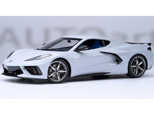 Chevy C8 Stingray 1:18 Gris Cerámico AUTOart miniatura 1