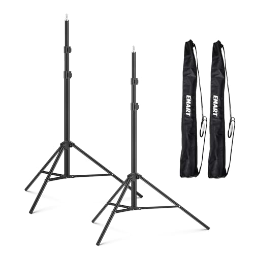 EMART 7 Ft Light Stand for Photography, Portable Photo Video Lighting Tripod with Carry Case for...