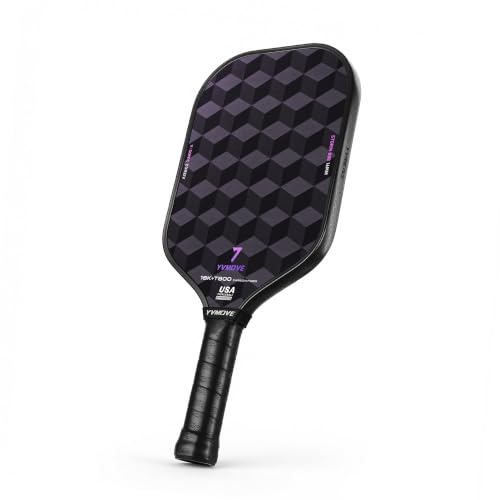 YVmove T700 Raw Carbon Fiber Pickleball Paddle, 16mm...