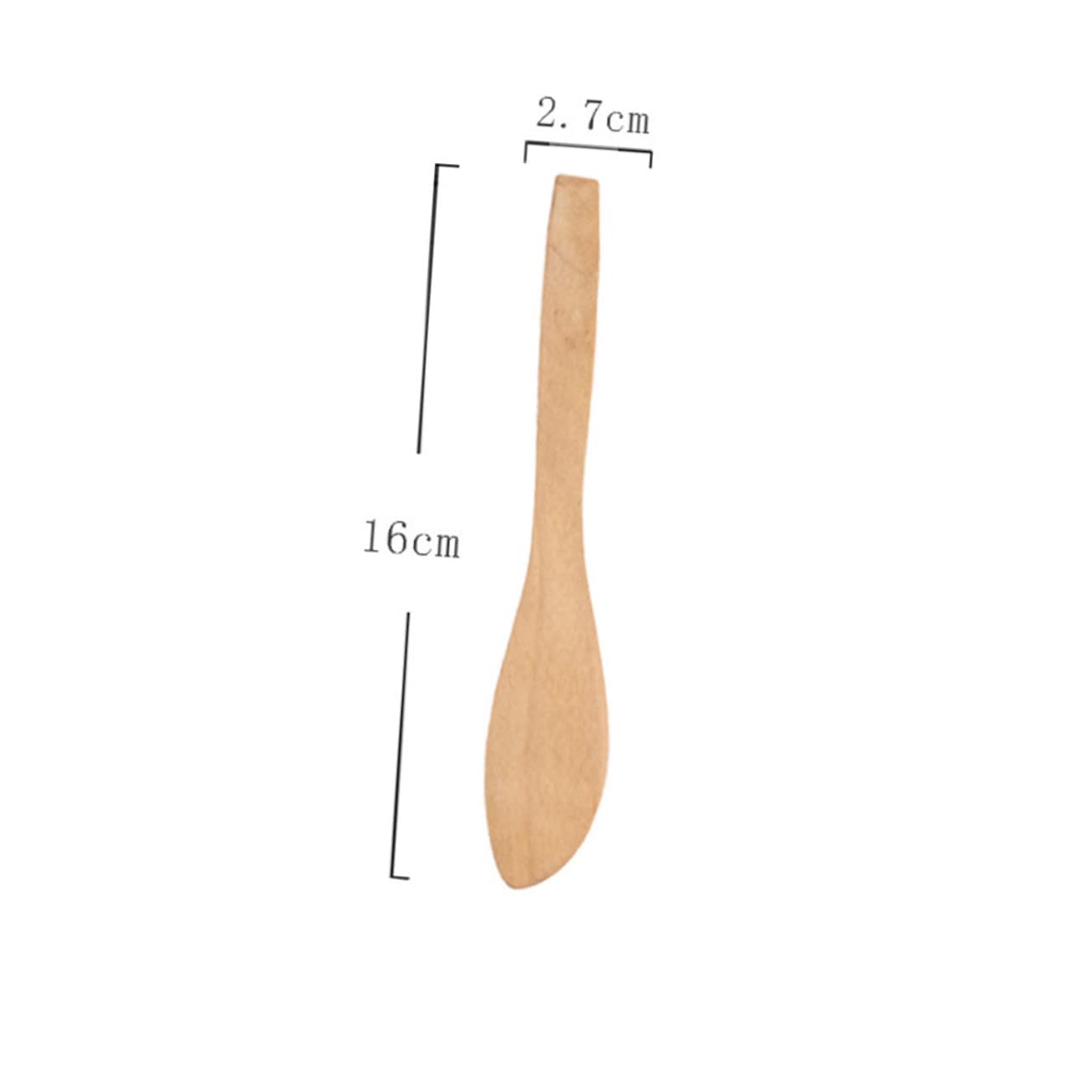 COLLBATH 4 Pcs Home Kitchen Supply Kitchen Tool Tools Kitchen Things Peanut Butter Spreader Cream Spreader Jam Flatware Bread Cream Mini Spreader Butter Knife Wood Cutter Wooden