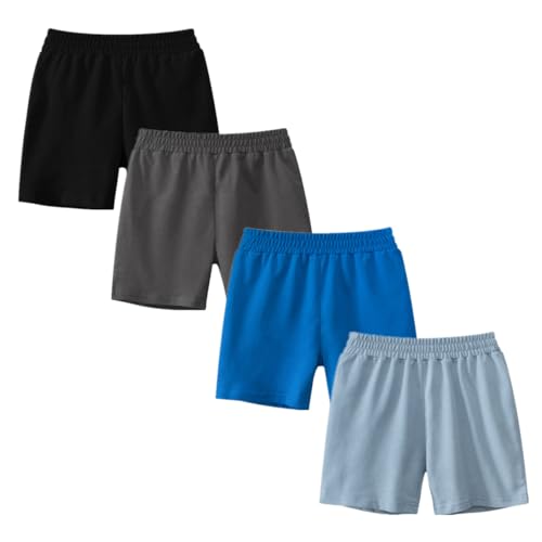 Shorts en coton pour garçon anti-transpiration - Vêtements légers 2-8 ans