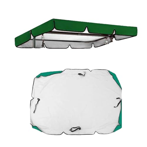 �V�F�[�h �X�C���O �L���m�s�[ �J�o�[ - �u���b�N 2/3 �����p�L���m�s�[ �g�b�v �|�[�` �X�C���O�p 210D �h�� �I�b�N�X�t�H�[�h �t�@�u���b�N �`�F�A(Dark green,164*114*15cm)