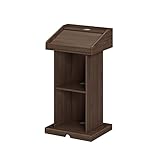 Atril Podio Soporte, Atril De Pie Madera Atril De Piso PortáTil Podio De Pie Profesor Altavoz Conferencia Aula Multiusos