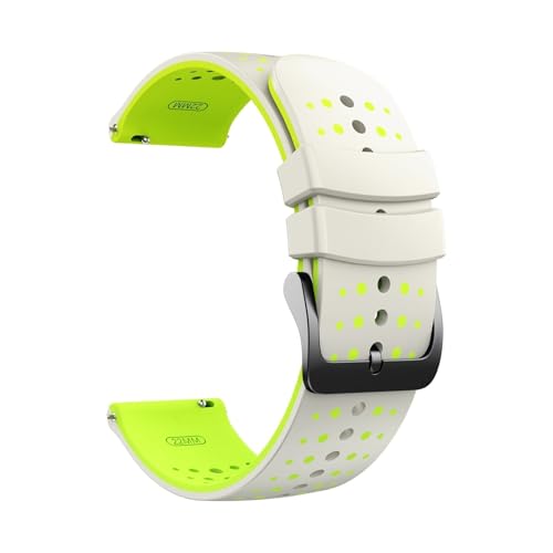 [�����ȓX] 22 �~�����[�g������f���A���J���[�N�C�b�N�����[�X�V���R���X�g���b�v �ɓK��Suunto 5 9 Peak Pro/RACE 2 S Run Ocean �����X�g���b�v�ɓK���Ă��܂�(Starlight Green)