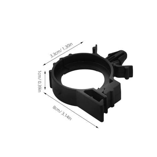 Clips de cableado automotriz en plástico negro para un interior de vehículo impecable 2