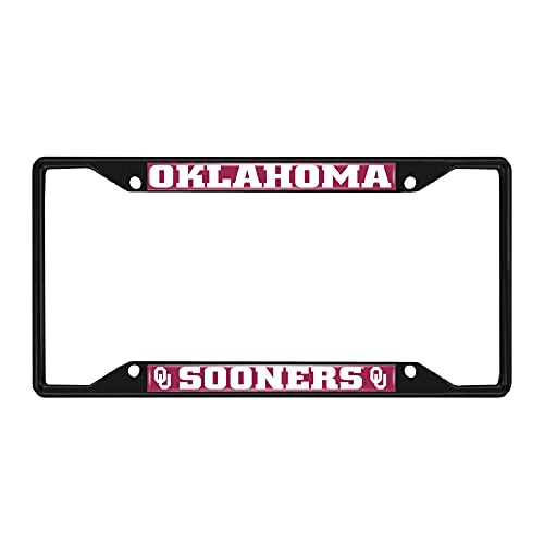 Cadre plaque immatriculation Oklahoma Sooners FANMATS 31273 noir