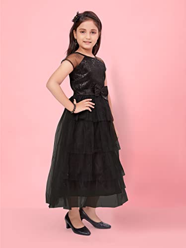 Image of Aarika Girls Fit And Flare Maxi Gown