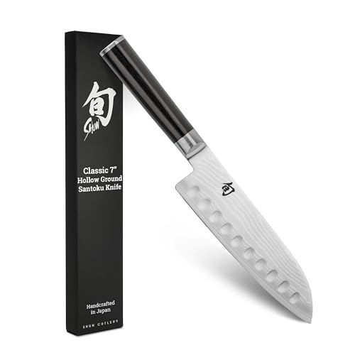 Shun Classic 7' Hollow Ground Santoku Knife...