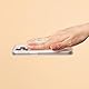 PopSockets Handy-Griff mit ausziehbarem Ständer, Selbstklebender Griff, transparent