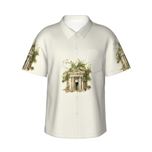 Chemise hawaïenne légère pour vacances de plage et été