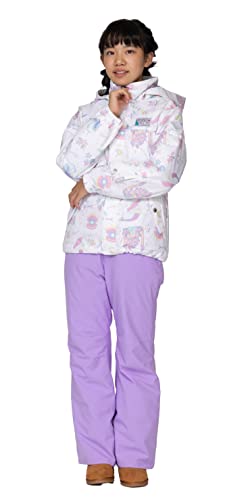 ONYONE(オンヨネ)RESEEDA スキーウェア ジュニア JUNIOR SUIT 上下セット RES65003 100M850 WHTxLIL 150