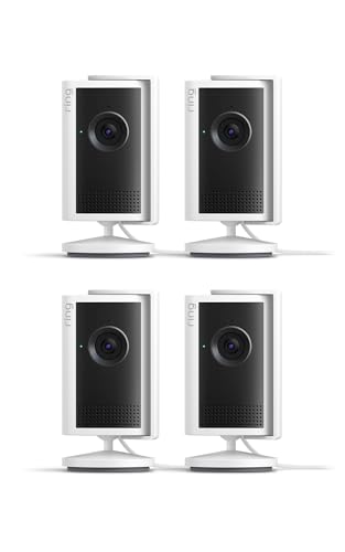 Ring videocamera interna Plus (Indoor Camera Plus, ultimo modello) | Videocamera plug-in | Retinal 2K, zoom 4x, copriobiettivo manuale | Prova gratuita di 30 giorni del piano d'abbonamento Ring