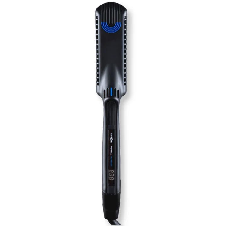 Plancha de Cabello TurboIon Titanium Negra 1.75 pulg miniatura 4