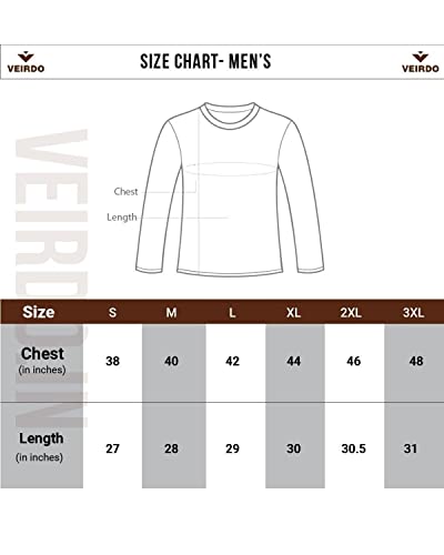Veirdo Pure Cotton Regular Fit Henley Neck Full Sleeve T-Shirt for Men & Boys (TSH_23_Henley_Black)