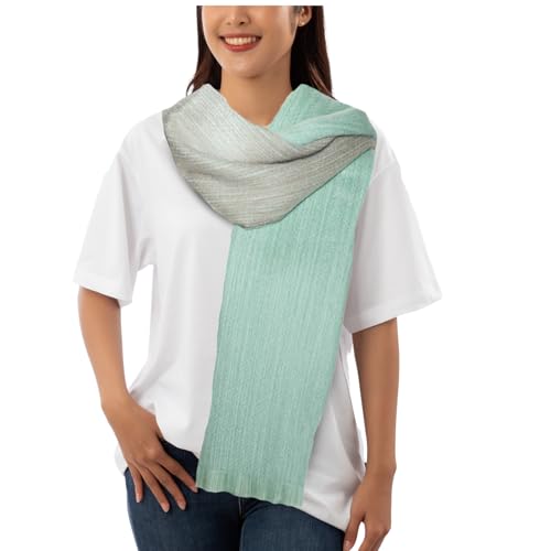 LATITUDE ZERO Alpaca Wool Blend Scarf - Unisex, Super Soft & Warm, Ideal gift for Men & Women (Mint...