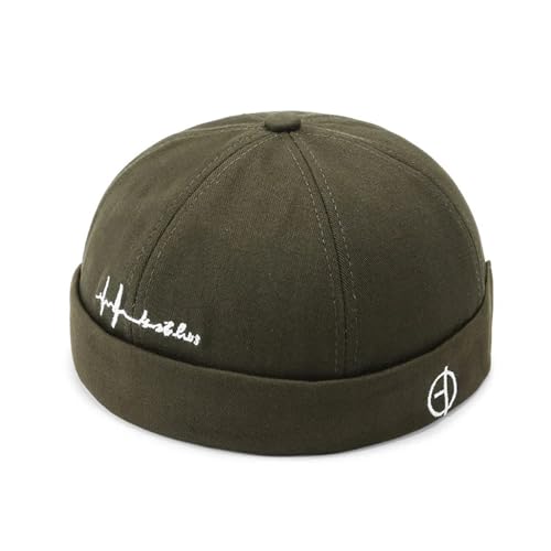 Sombrero sin ala para hombre y mujer gorro hip hop de algodón para primavera 3