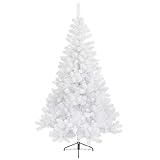 SOPORTE METAL APARTIR DE 120CM: Equipado con un soporte de hierro resistente, este árbol de Navidad es estable y duradero para una larga vida útil.