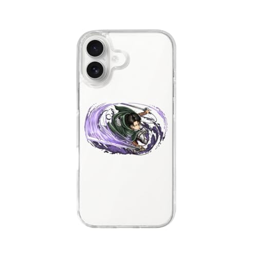 IPhone17用ケース 進撃の巨人 リヴァイ アイフォン17用ケース TPU スマホケース 透明シェル 耐衝撃 おしゃれ かわいい 擦り傷防止 指紋防止 互換性のある 2025新型