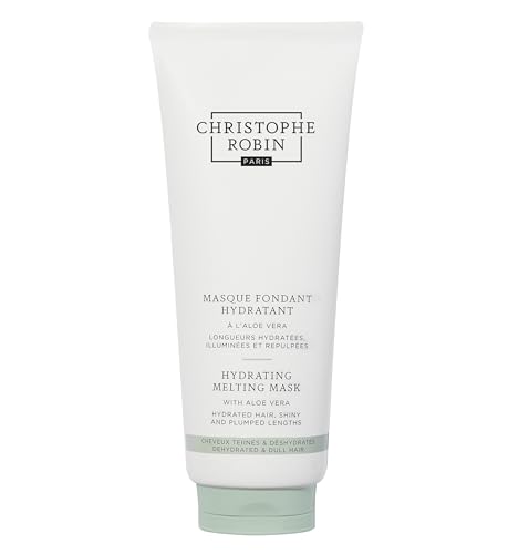 Christophe Robin Hydrating Melting Mask With Aloe Vera for Dry, Dull Hair - Lighweight- Travel Size 2.5 fl. oz
